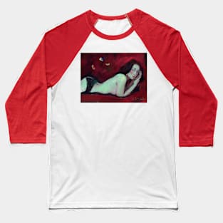 Red and Black Baseball T-Shirt